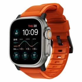 Nomad Rugged Strap remienok pre Apple Watch oranžová-čierna (NM01217985)