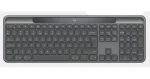 Logitech Signature Slim Solar K980 čierna / Klávesnica / Bezdrôtová / 2.4 GHz + Bluetooth / Solárne nabíjanie / Full-size (920-013773)
