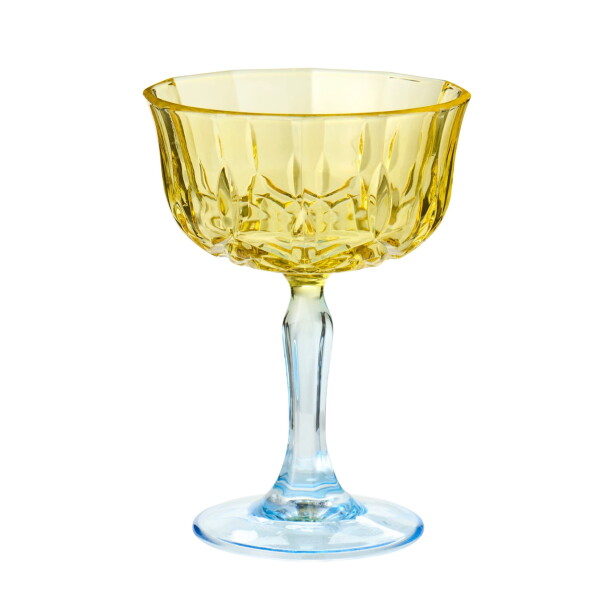 Ib Laursen Pohár na víno Multi Colours 165 ml žlto-modrá