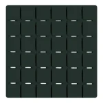 MSV QUADRO sada 5 protišmykových podložiek tmavo zelená / SBS kaučuk / 13 x 13 cm