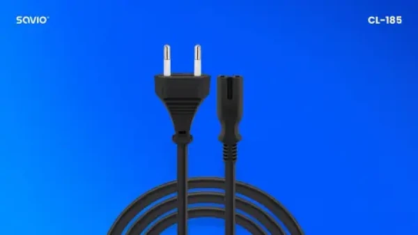 Napájací kábel 2pin CL-185 / Kábel / 230V / 5m (SAVKABELCL-185)