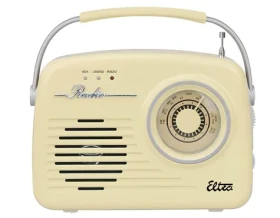 Luiza Retro SP-11 vanilková / Retro rádio / MP3 / USB / SD