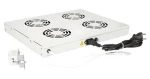 Equip Ventilačná jednotka 19" svetlo šedá / Ventilátor / 4X 12 cm / 1U / 240 V (EZF-4-G)
