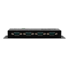 Exsys EXSYS - GmbH Etherent zu 4 x RS-232/422/485 inkl. 12V/3A Netzteil PoE - Ethernet sériový server pre konzoly; EX-6124-2PoE