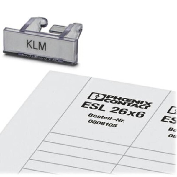 Terminal strip marker carrier KLM + ESL 26X6 0809395 Phoenix Contact; 0809395