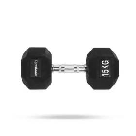 Hexagonálna jednoručka - GymBeam (biela) (112543-11-15kg-white)