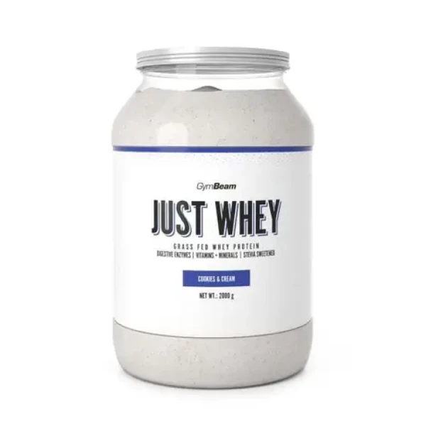 Just Whey Grass-Fed Protein - GymBeam (cookies cream, 2000 g) (28324-16-2000g-cookies&cream)