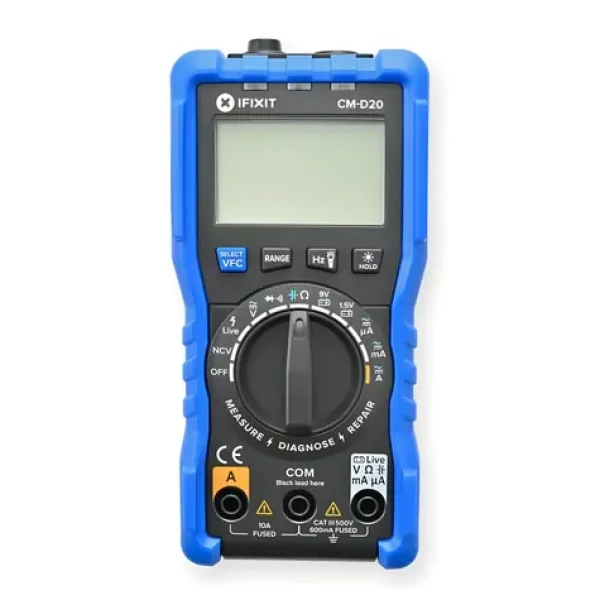 IFixit Digitálny multimeter čierno-modrý / Multimeter / True RMS / AC/ DC / NCV / CAT III 500V (EU45-035-8)