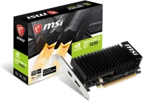 MSI GT 1030 2GHD4 LP OC / Grafická karta / 2GB GDDR4 / 64-bit / DP + HDMI / Pasívne chladenie (GeForce GT 1030 2GHD4 LP OC)