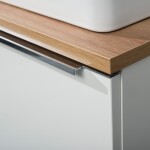 Mereo Mailo, kúpeľňová skrinka 101 cm, dub Riviera, chróm madlo CN522S