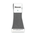 Netlačící ponožky Steven art.018 grafitová melanž 43-46