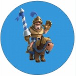 Jedlý papier Clash Royale rytier na koni 19,5 cm - Pictu Hap - Pictu Hap