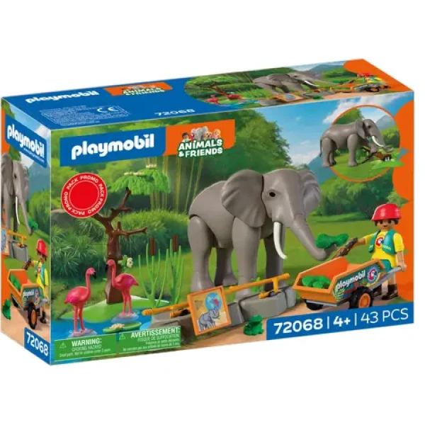 Playmobil® 72068 Slon s ošetrovateľom