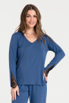 LaLupa Top LA072 Blue