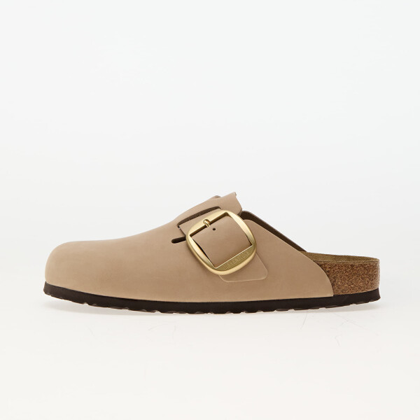 Tenisky Birkenstock Boston Big Buckle Leather Nubuck Sandcastle EUR 41