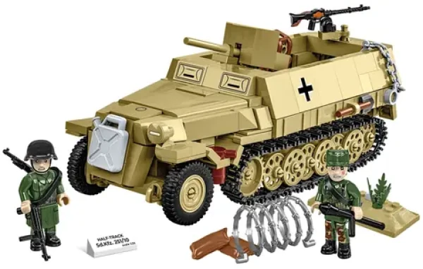 Cobi 3130 II WW Half-Track Sd. Kfz. 251/10, 1:35, 500 k, 2 f