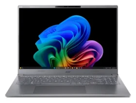 Acer Aspire X 16 AI (AX16-I71M-96F0) sivá / Notebook / 16" 2880x1800 120Hz / Intel Core Ultra X9 388H / 16GB / 512GB SSD (NX.JZNEC.004)