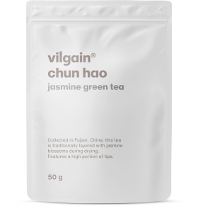 Vilgain Jazmínový zelený čaj BIO – Chun Hao 50 g