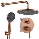 REA - Podomietková sprchová sada Foster Brush Copper + BOX REA-P7621