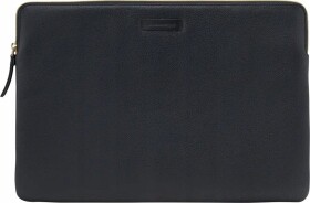 Dbramante Paris - MacBook Pro/Air 13" Night Black - full grain pebbled leather sleeve