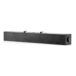 HP S101 Speaker Bar čierna / Reproduktory / 2.0 / 2,5 W / USB (5UU40AA)