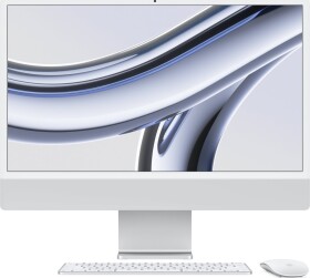 Apple iMac24" Silver/M3-8C-CPU,10C-GPU/24GB/512GB SSD/NK-ID-Deutsch/MM2/1GB Ethernet