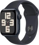 Apple Watch SE 2023 GPS 40mm Midnight Alu Sport S/M Čierny (MR9X3QI/A)