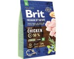 Brit Premium By Nature Dog Junior XL Chicken - 3kg