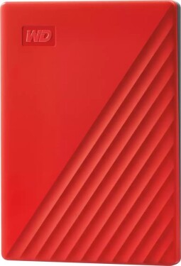 WD WD My Passport WDBR9S0060BRD - Festp - verschlusselt - 6 TB - extern (tragbar) - USB 3.2 Gen 1 - 256-Bit-AES - Rot