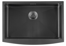 SAPHO - AMERICAN polozapustený nerezový drez 70x50cm, gun metal ZN7050B