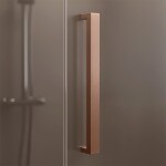 REA/S - Sprchová kabína Hugo 90x80 Copper Brush KPL-K6965