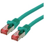 Roline 21.15.2633 RJ45 sieťové káble, prepojovacie káble CAT 6 S/FTP 3.00 m zelená dvojžilový tienený, bez halogénov, samozhášavý 1 ks; 21.15.2633