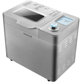 Sencor SBR 2000SS strieborná / Domáca pekáreň / 550 W / 0.9kg / 3 stupne prepečenia / 23 programov (8590669298655)