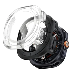 Tech-Protect Defense Samsung Galaxy Watch Ultra 47 mm číra/matná čierna / Ochranný kryt / 2 ks
