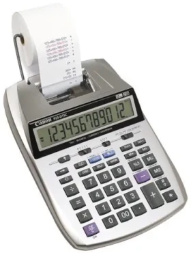 Canon P23-DTSC II strieborná / Kalkulačka s tlačou / LCD / 2-farebná tlač / 2,3 riadk./s / daňové funkcie (2303C001)