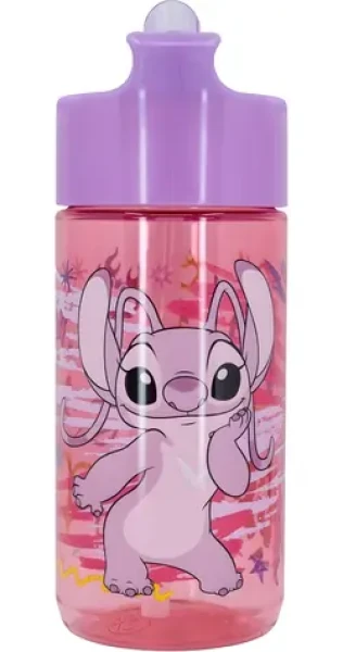 STOR Fľaša na pitie Tritan Stitch: Angel 430 ml / Fľaša na pitie / Tritan / Bez BPA (75136)