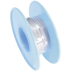 TRU COMPONENTS 1566864 navíjací drôt, Wire Wrap, 1 x 0.05 mm², sivá, 15 m; 1566864
