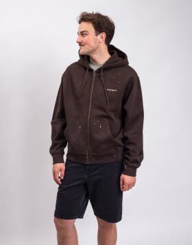 Carhartt WIP Hooded Painter Jacket Tobacco destroy wash L