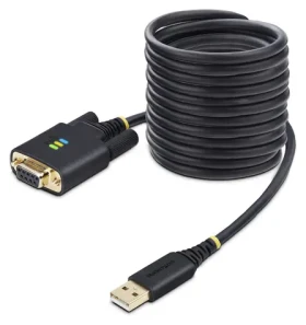 StarTech USB na RS232 null modem čierna / Redukcia / USB Typ-A D-Sub DE-9 / 3 m / FTDI (1P10FFCN-USB-SERIAL)