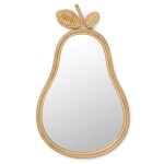 Ferm LIVING Nástenné zrkadlo v ráme Pear Natural