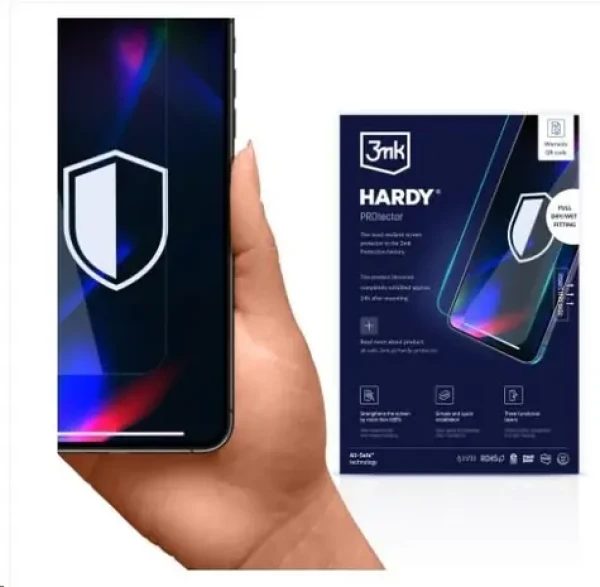 3mk Hardy PROtector Full Wet Fitting Phone / Ochranná fólia / All-Safe AIO / 25 ks (5903108514705)