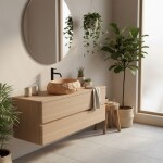 REA - Umývadlo na dosku Mika Light Terracotta REA-U7348