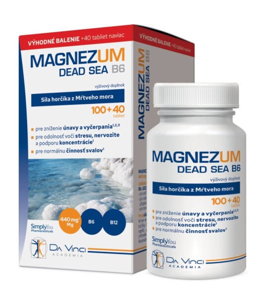 DA VINCI Magnesium dead sea 100 tabliet + 40 ZADARMO