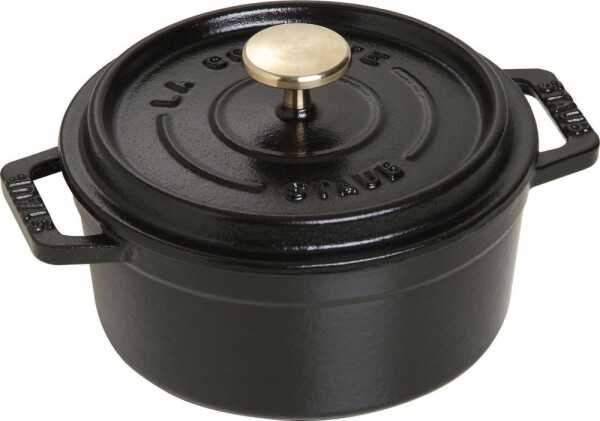 STAUB Cocotte 40509-471-0 kastról s pokrievkou 12 cm čierna / 0.4 l (40509-471-0)