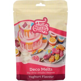 Jedlá poťahovacia poleva v peckách 250 g Jogurtová - FunCakes - FunCakes