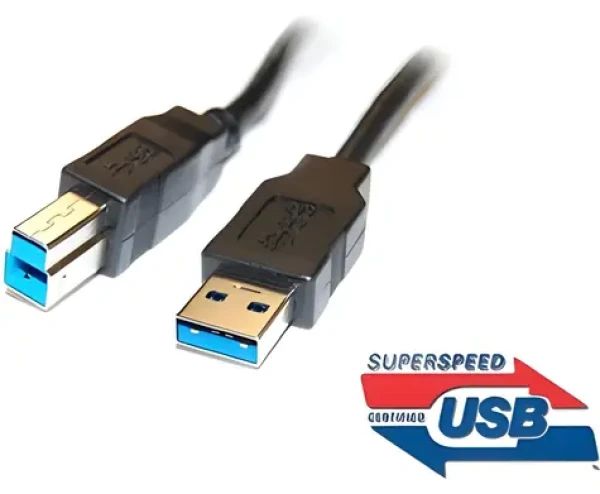 PremiumCord USB 3.0 AB / Dátový kábel / 3 m / Super-speed 5 Gbps (ku3ab3bk)