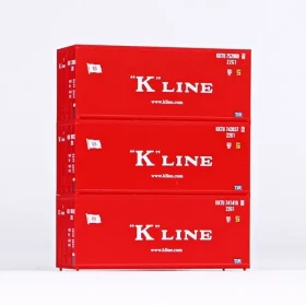 Piko 56220 Sada 3x20ft kontajnér K-Line