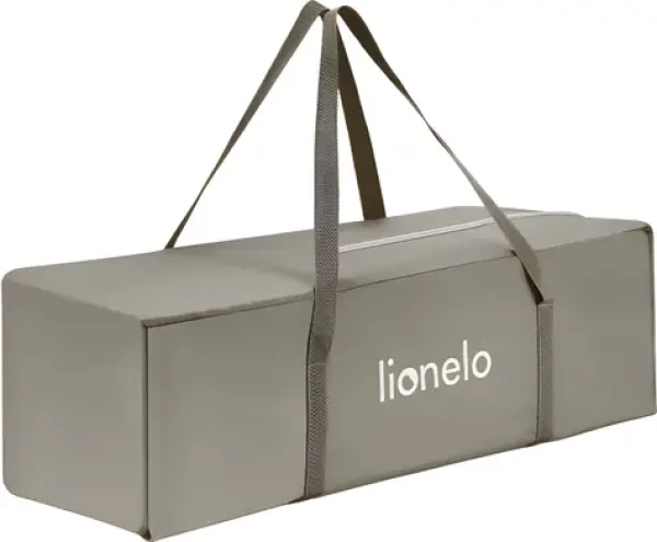 Lionelo Postieľka cestovná Mila 2v1 Beige Taupe / Skladacia / Hmotnosť 7,8 kg / Matrac 4 cm (LO-MILA BEIGE TAUPE)