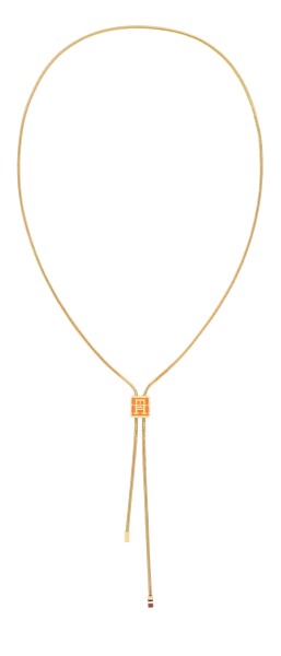 Tommy Hilfiger Módny pozlátený náhrdelník s posuvnou sponou 2780885
