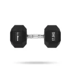 Hexagonálna jednoručka - GymBeam (biela) (112543-2-17.5kg-white)